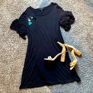 Lane Bryant Ruffled Sleeve Dress